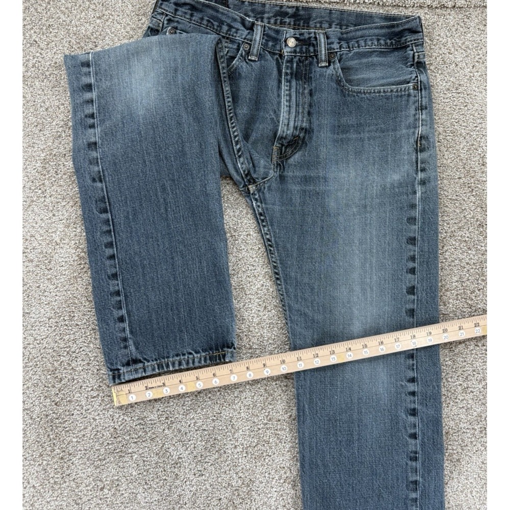 Levis 505 Jeans Mens 34x30* Blue Regular Straight Cotton Broken-in Wash Egypt - Picture 6 of 11